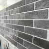 Панель листова декоративна пластикова ПВХ на стіну Цегла Графіт