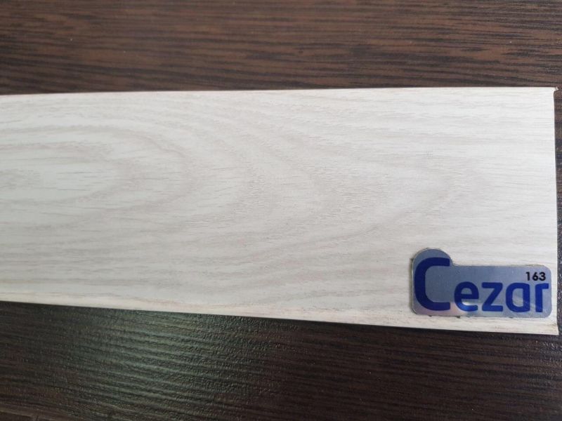Плінтус підлоговий Цезар Cezar Hi-line Prestige 163 Дуб Aspen