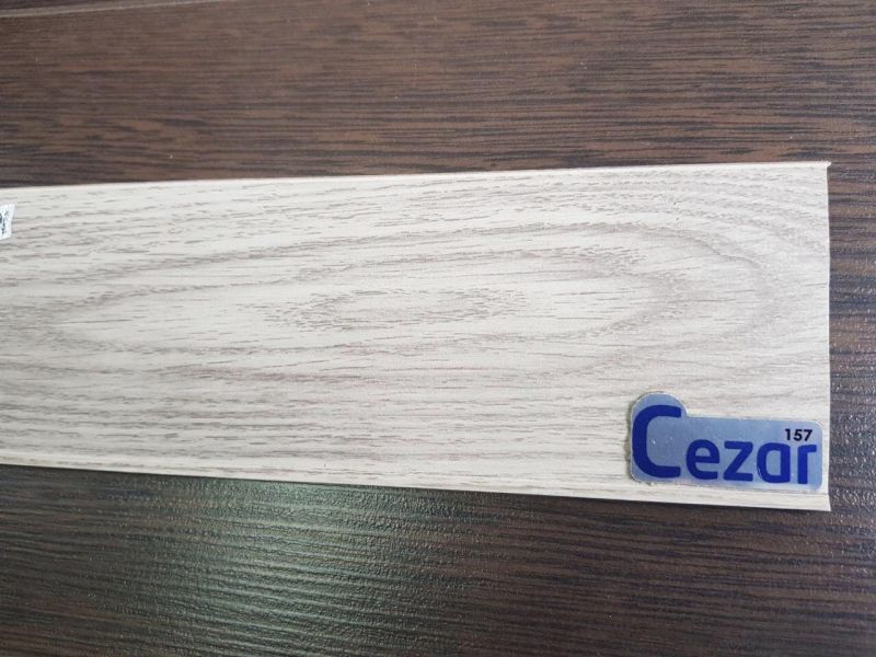 Плінтус підлоговий Цезар Cezar Hi-line Prestige 157 Дуб Сардинія