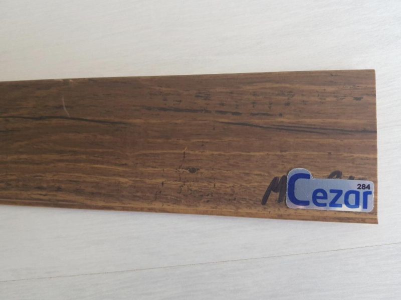 Плінтус підлоговий Цезар Cezar Hi-line Prestige 284 Дуб Леонардо